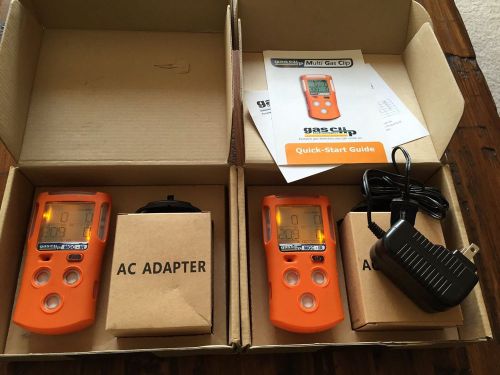 2 gas clip technologies mgc-ir confined space gas monitor detectoro2 co h2s lel for sale