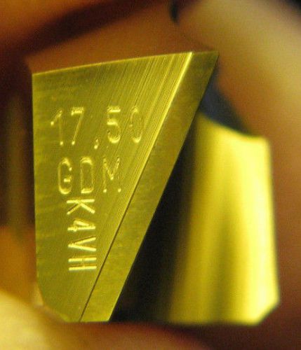 Kennametal 17.50 GDM K4VH Carbide Drill Tip Insert