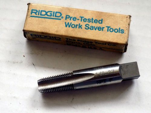 New Ridgid Pipe Tap E-5112 1/8&#034;- 27 NTP NEW in the box Never used Bright