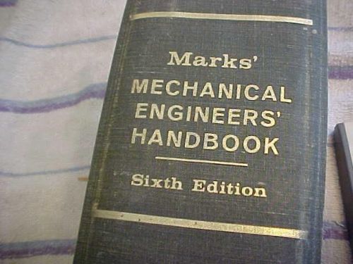 Mark&#039;s mechanical engineer&#039;s Handbook