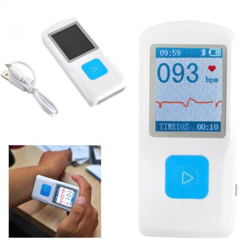 A++ PM10 Portable ECG EKG Machine Heart Beat Monitor,USB, Bluetooth,LCD BEST HOT