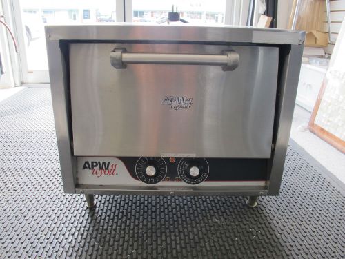 APW CDO-18 ELECTRIC TWO DECK COUNTERTOP PIZZA / DECK OVEN