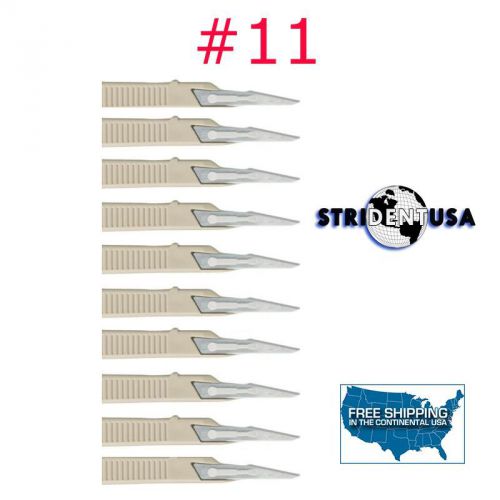 20 DISPOSABLE STERILE SURGICAL SCALPEL WITH BLADE #11