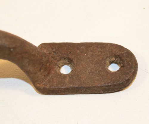 Antique Screen Door Handle Tool Box Barn Handle Pull Rustic Cast Iron 7&#034;1/2