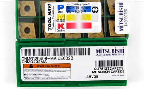NEW in box MITSUBISHI CNMG120408-MA UE6020 CNMG432MA  Carbide Inserts 10PCS/Box