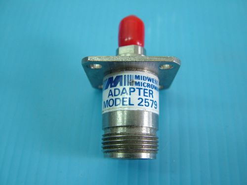 Adapter N Type (F) to SMA (F) 2579 Midwest 18GHz