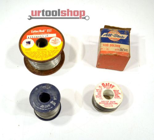 Lot of 4 Spools of Solder 4 lbs 9572-100