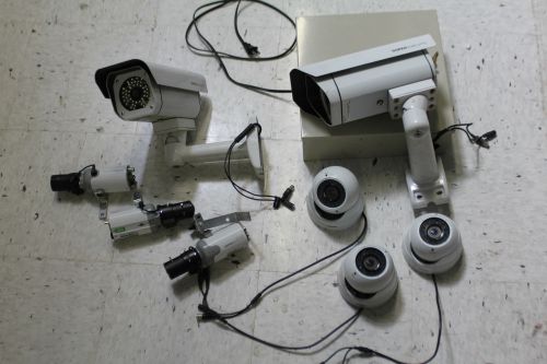 SUPER CIRCUITS Security Cameras (8) &amp; Power Supply