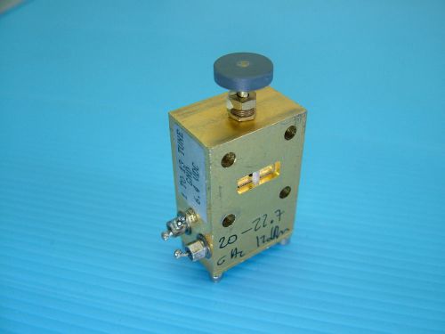 Gunn Oscillator 20 - 24GHz WR42 Waveguide With Tune #1 P5000527