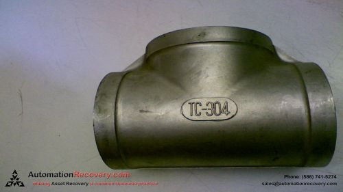 TC-304 3-150 3 1/4&#034; STAINLESS STEEL T PIPE FITTING