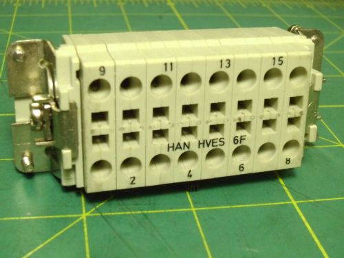 HARTING HAN HA\VES 6F CONNECTOR 16A (QTY 1) #59916