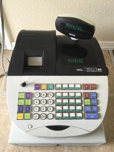 Royal Alpha 601SC Cash Register With Key