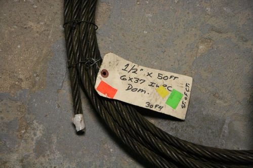 1/2 inch x 50 feet Steel Cable