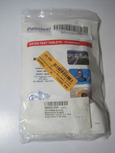 Ysi bromine replacement reagent photometer test kit ypm060 50-pack nib for sale
