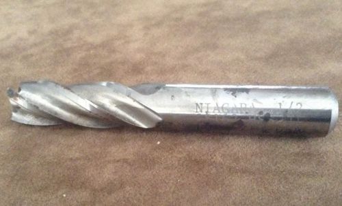 NIAGARA 35162 Multiple Flute H.S.S. Single End Mill- Size: 1/2&#034;
