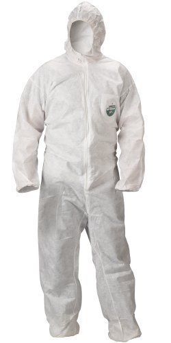 Lakeland SafeGard Economy SMS Coverall with Hood  Disposable  Elastic Cuff  Smal