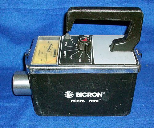 Bicron Micro Rem Extended Detector Gamma Scintillation Radiation Geiger
