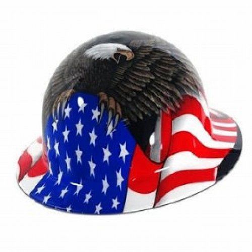 Spirit of America Hard Hat - Full Brim - FMX Fibre Metal