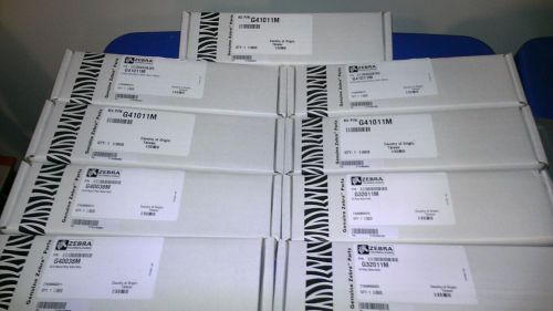 Zebra Sealed OEM Platen Roller Lot! G41011M G32011M &amp; G40038M ! Nine In All!