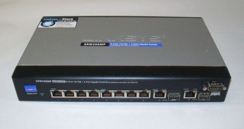 Linksys SRW208MP 8-Port 10/100 + 2-Port Gigabit Switch