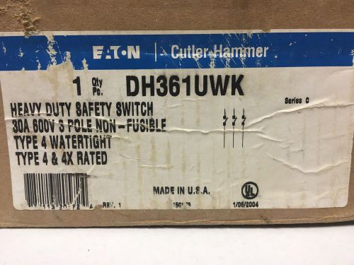 Eaton Cutler Hammer Heavy Duty Safety Switch