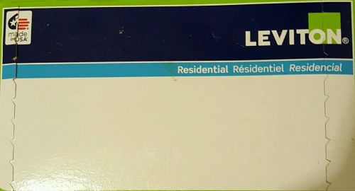 10 pack leviton 5601-2w single pole decora switch- white for sale