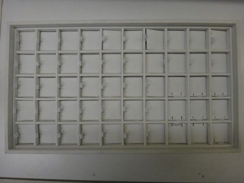 50 insert pendant display case used for wholesale and retail jewelry stores