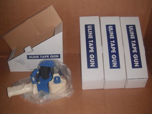 LOT 4 Uline Tape Guns H-596 3&#034; Industrial Side Loader Packing Tape Dispenser NEW