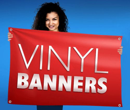 115&#034; x 9&#034; Full Color Custom Banner 13oz Vinyl Outdoor Indoor Personalized