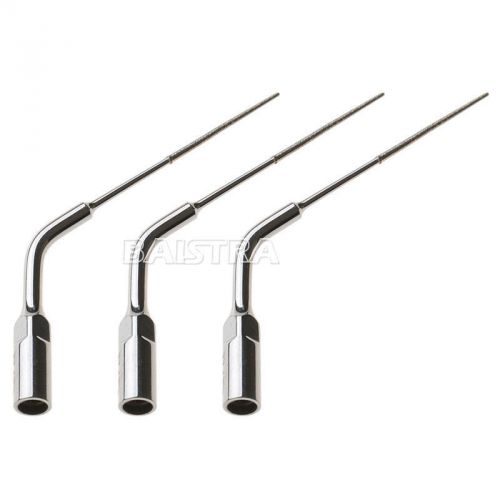 3 X Diamond Dental ENDO Tip E4D fit EMS WOODPECKER Ultrasonic Scaler Handpiece