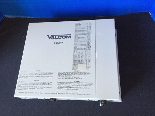 Valcom V-2006A One Way 6 Zone Page Control Unit
