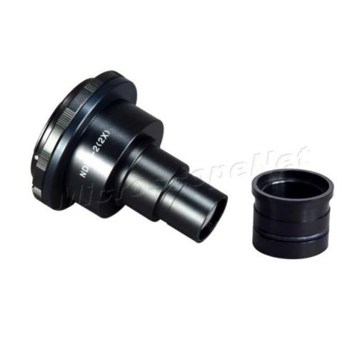 Microscope Adapter for Canon XS T1i T2i T3i w 2X Lens +30mm Stereo Scope Sleeve