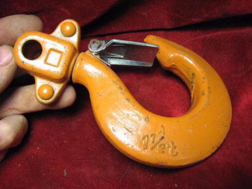 Ingersoll-rand 1-1/2 ton chain hoist top hook assy oem part # 2372862 for sale