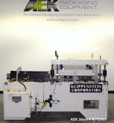 Used- klippenstein fully automatic top and bottom case sealer, model k3001th. ap for sale