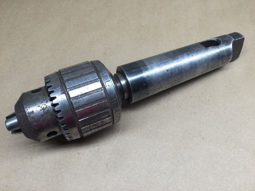 Jacobs 18N Super Ball Bearing Drill Chuck 1/8-3/4&#034; 4 Morse Taper MT 4-5 Adapter