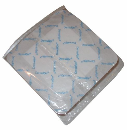 Dermarite Bordered Gauze Dressing 4&#034;x 4&#034; (2&#034;x 2&#034; Pad) Bag of 10 Wound Care