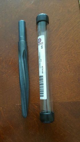 Drillco High Speed Steel Construction Reamer Spiral Flute Round With Flats Shank