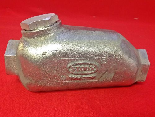 Sioux 1642 aluminum air fitting, in-line lubricator, 3/4&#034;   usa made free ship for sale