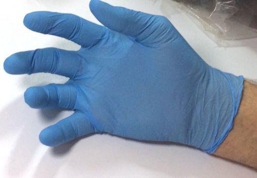 Blue Nitrile Powdered Examination Gloves  Size XLarge Bulk Box of 300