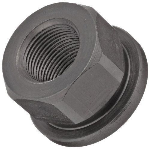 Small Parts 12L14 Steel Hex Nut, Black Oxide Finish, Grade 2, Right Hand