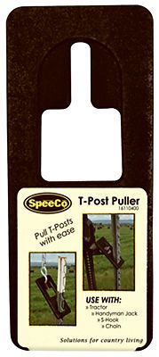 Special speeco products - metal t-post puller for sale