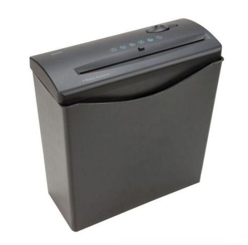 NEW 5 Sheet Strip Cut Paper Shredder Credit Card Waste Basket Bin Office Home