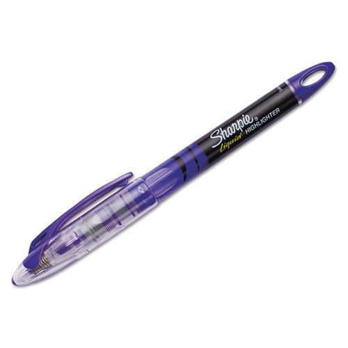 Accent liquid pen style highlighter, chisel tip, fluorescent purple, dozen for sale