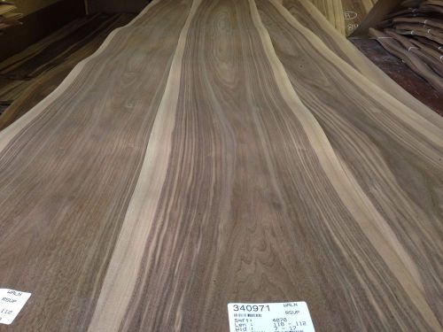 Wood Walnut Veneer 110x11,12,14,14   total  4 pcs RAW VENEER  1/46 N894.