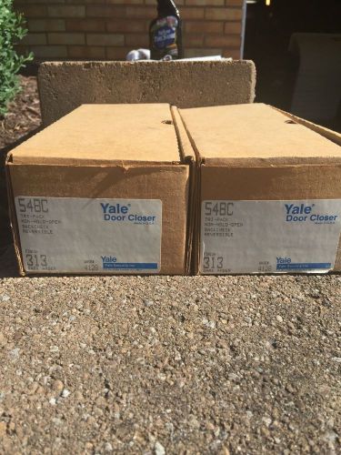 YALE DOOR CLOSERS - 54 BL, SB ALL NEW IN BOX AND MORE