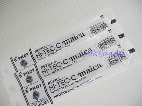 5 refills BLS-HCM4 for Pilot Hi-Tec C Maica 0.4mm roller ball pen Blue (Japan)