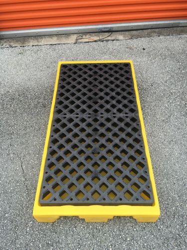 Ultratech  drum spill containment pallet 2 drum spill deck new in box for sale