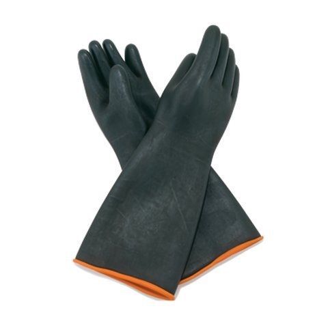 Winco NLGH-18, Natural Latex Gloves, 10-1/2&#034; x 18-1/2&#034;, Heavy-duty