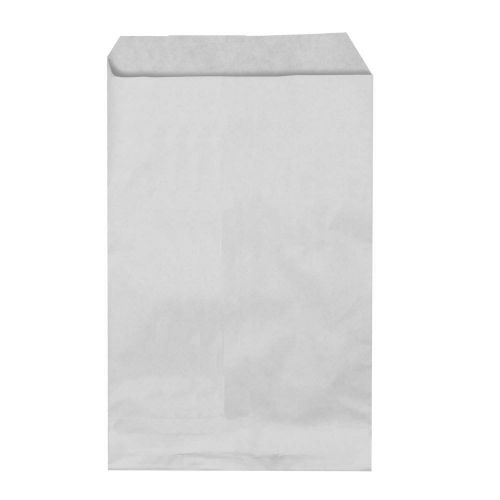 100 White Kraft Gift Bags Merchandise Bags Paper Bags 4&#034;x 6&#034;