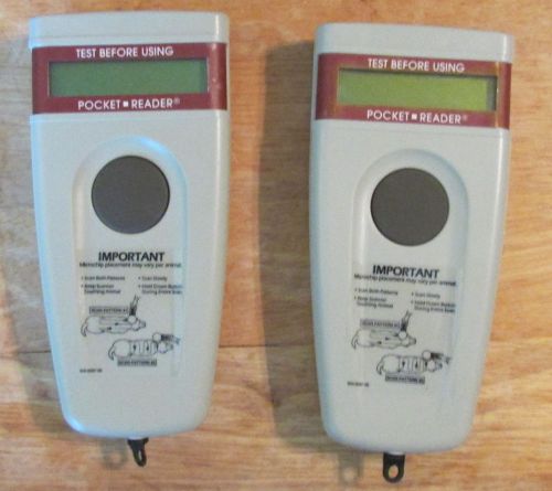 2 Biomark Pocket Reader Portable PIT Tag Reader for 125 kHz and 134.2 kHz tags